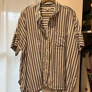 Madewell daily striped shirt XL